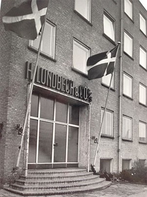 Fábrica de Valby - entrada principal antes de 1964