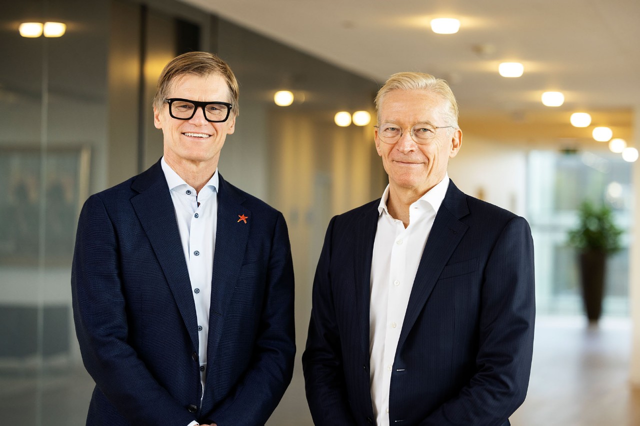 Charl Van Zyl, President & CEO and Lars Søren Rasmussen, Chair of the Board