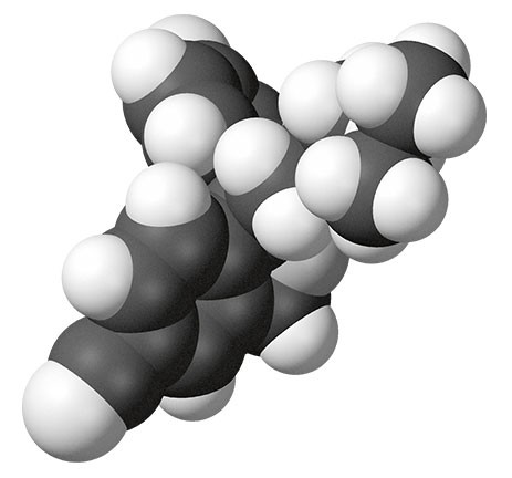 エスシタロプラムの分子構造