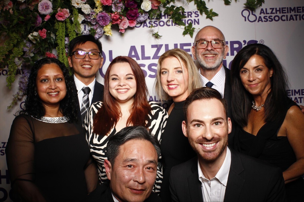 Lundbeck employees at the Alzheimer's Association Gala in 2024.